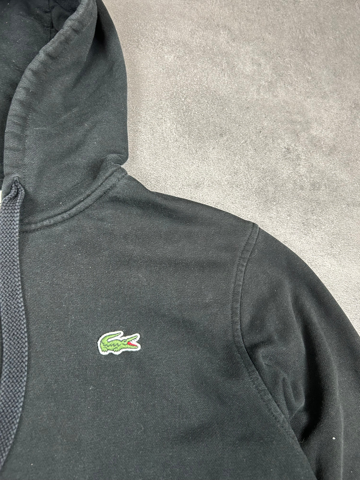 Lacoste Zipper schwarz (L)