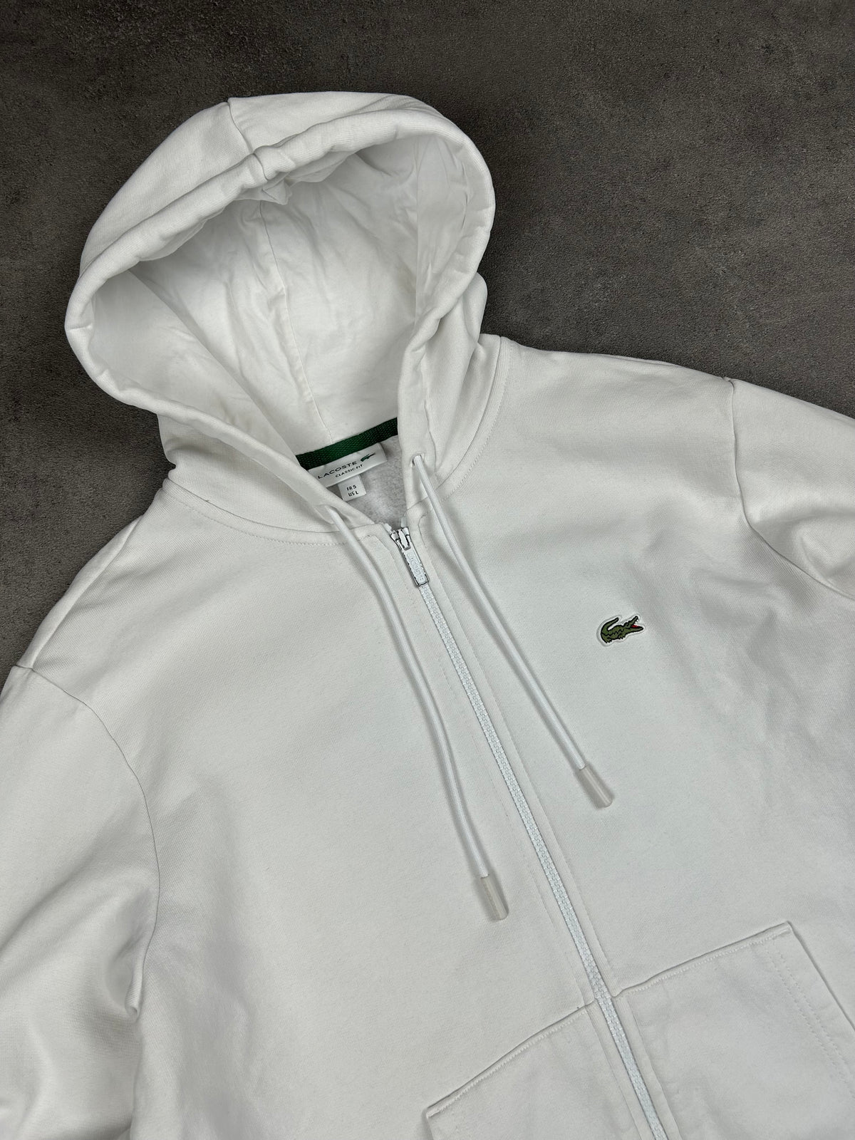 Lacoste Zip Hoodie (L)