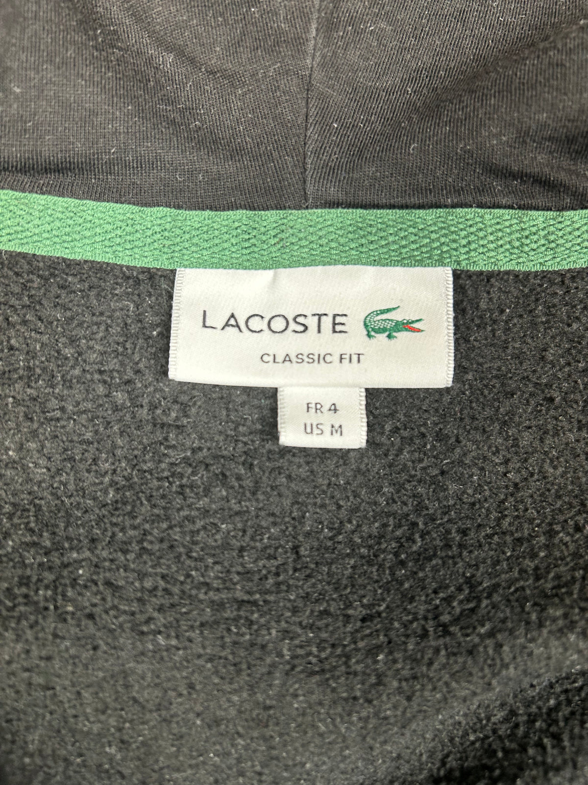 Lacoste Zip Hoodie schwarz (M)