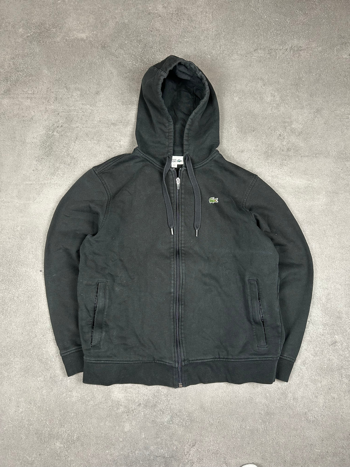 Lacoste Zipper schwarz (L)
