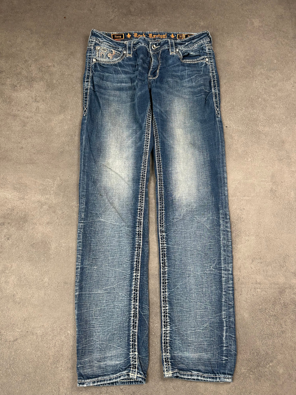 Rock Revival Straight Jeans (L 40)