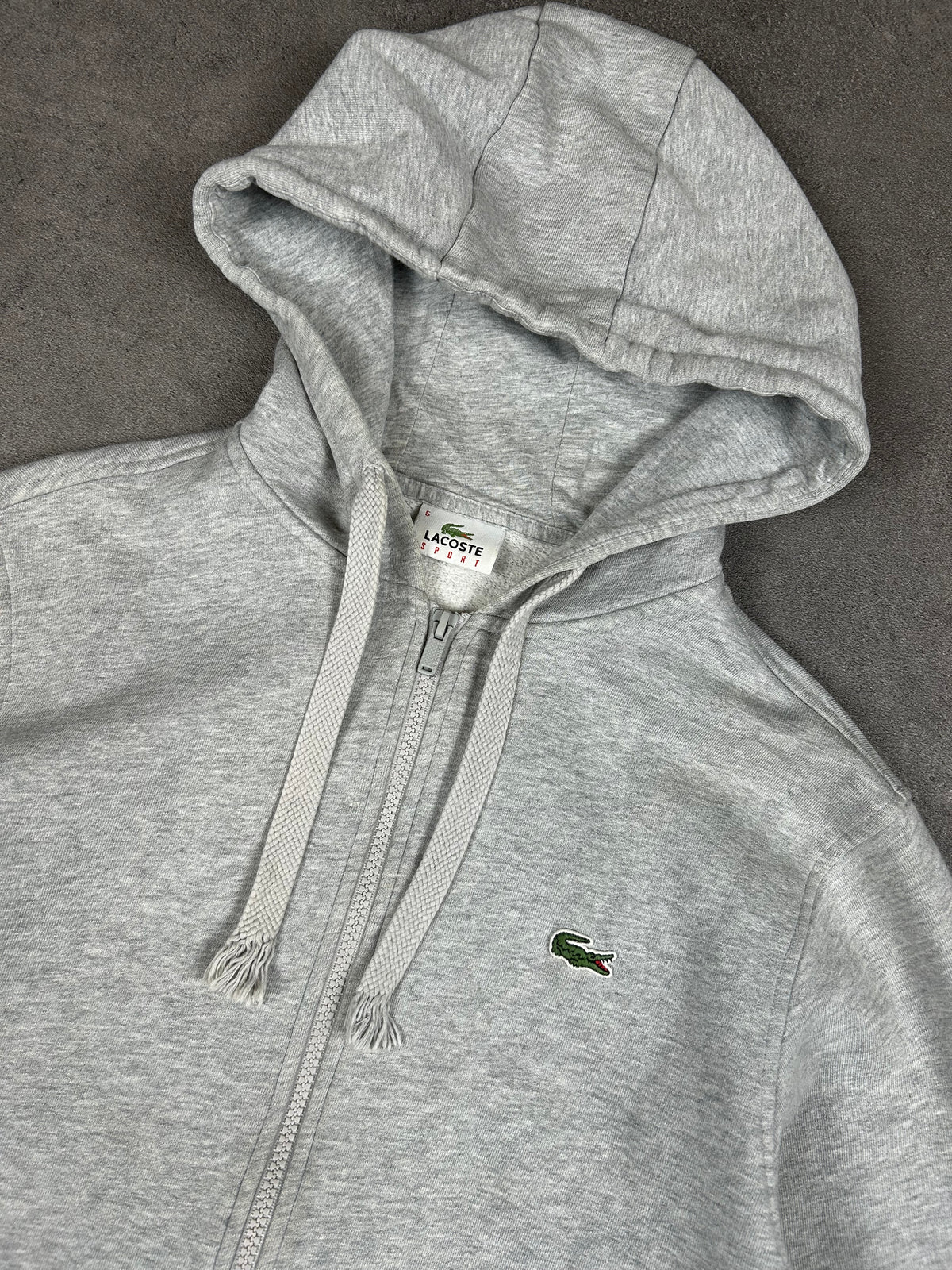 Lacoste Zip Hoodie grau (M)