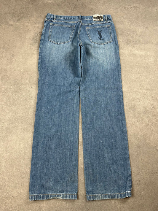 Ysl Designer Jeans Straight (L)