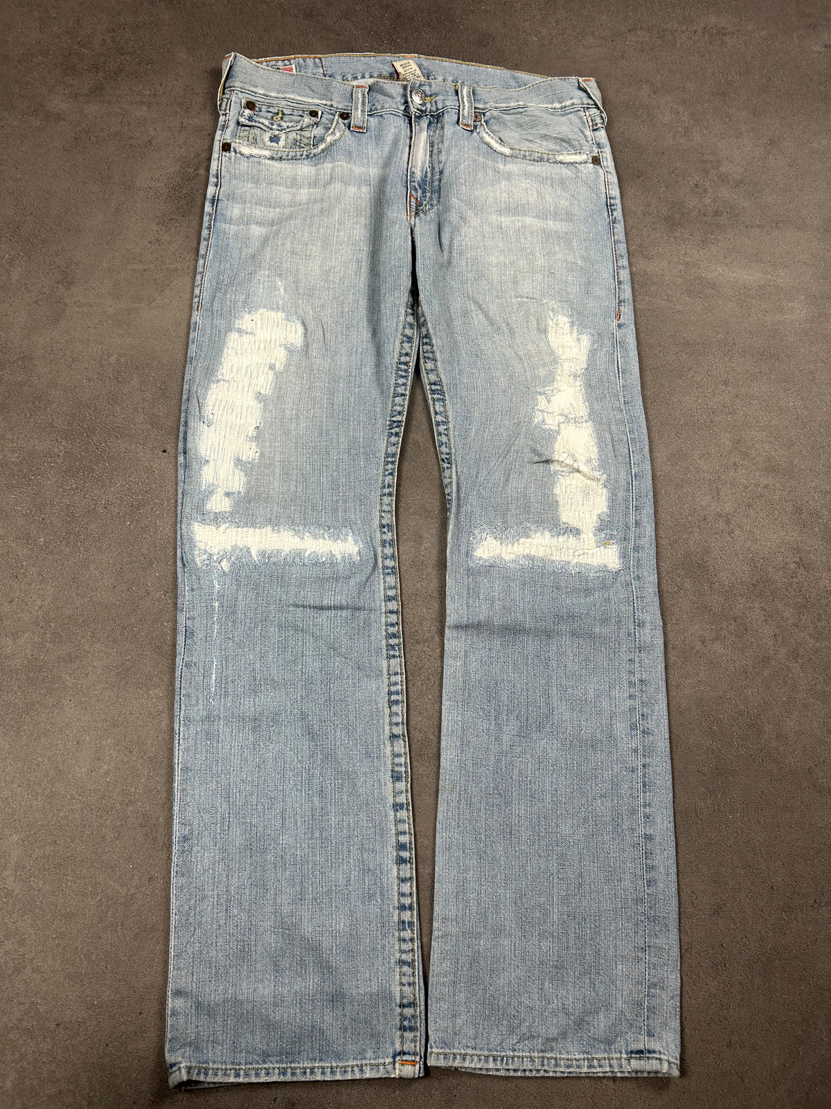True Religion Relaxed Straight Jeans (XL)