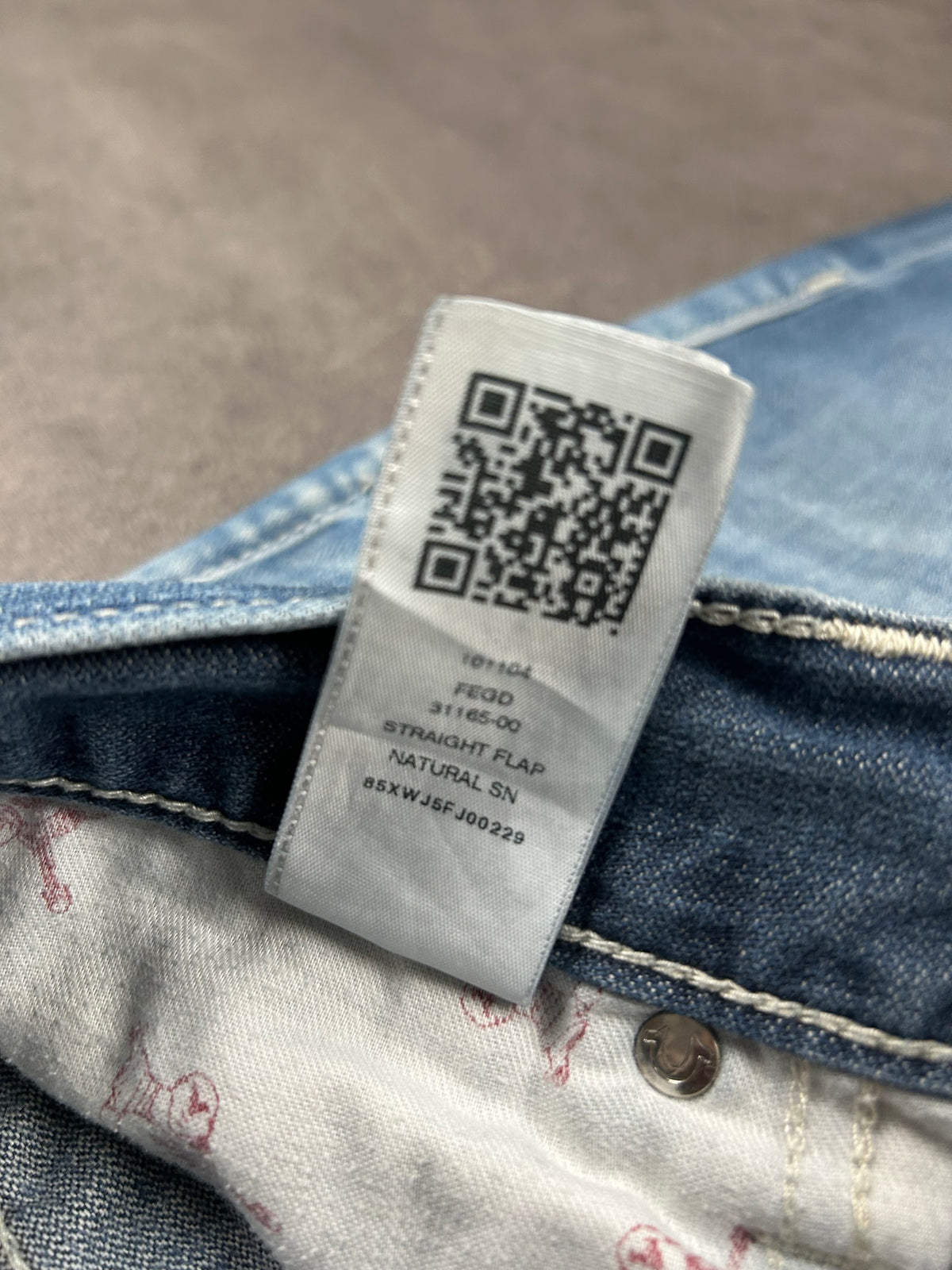 True Religion straight Washed Jeans (L)
