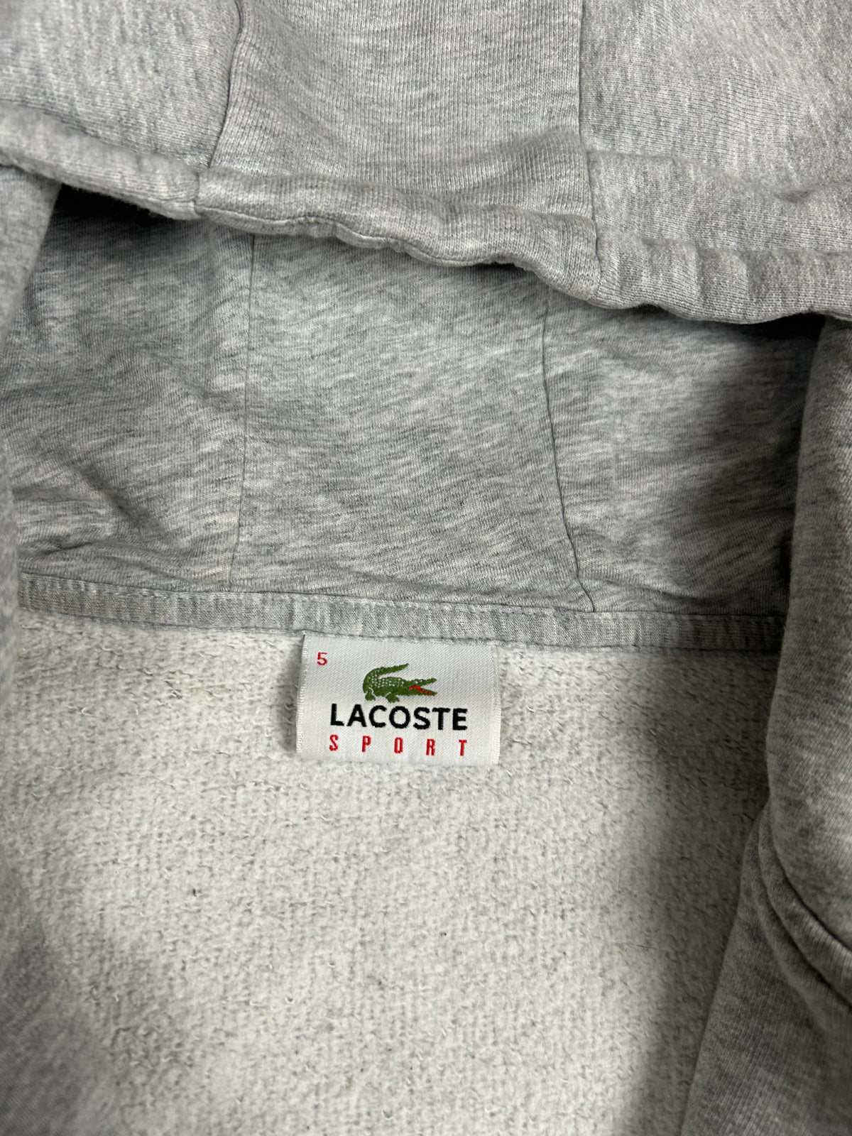 Lacoste Zip Hoodie grau (M)