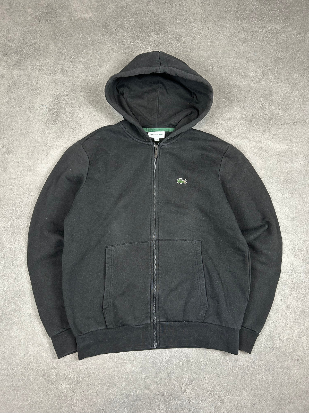 Lacoste Zip Hoodie schwarz (M)