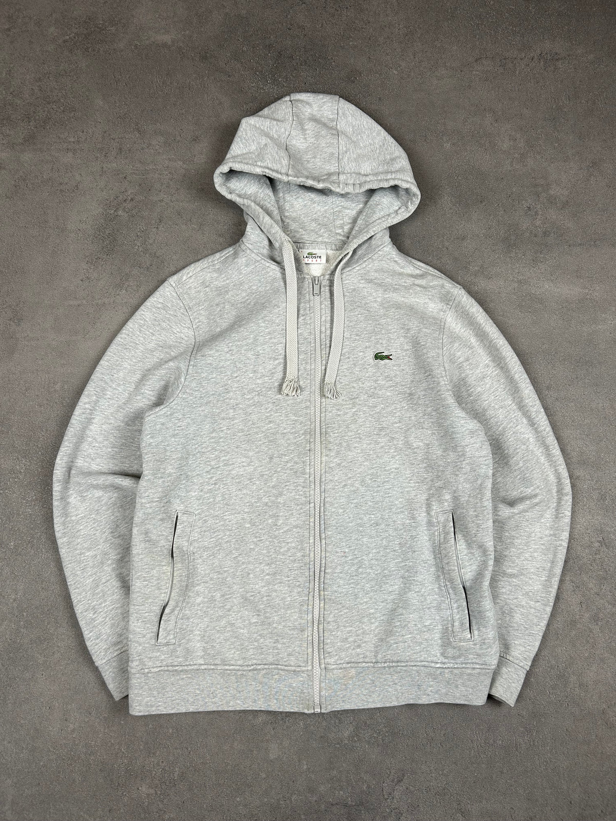 Lacoste Zip Hoodie grau (M)